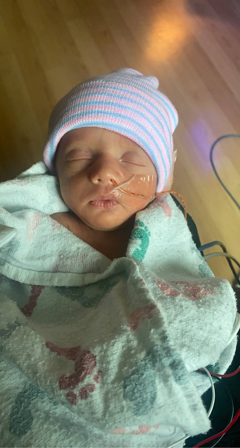 Stanley joined the competition — help win amazing prizes! baby, baby_sleeping, baby_toddler_clothing, beanie, bonnet, cap, cheek, child, comfort, eye, headwear, knit_cap, linens, magenta, person, room, skin, sleep, sleeve, toddler