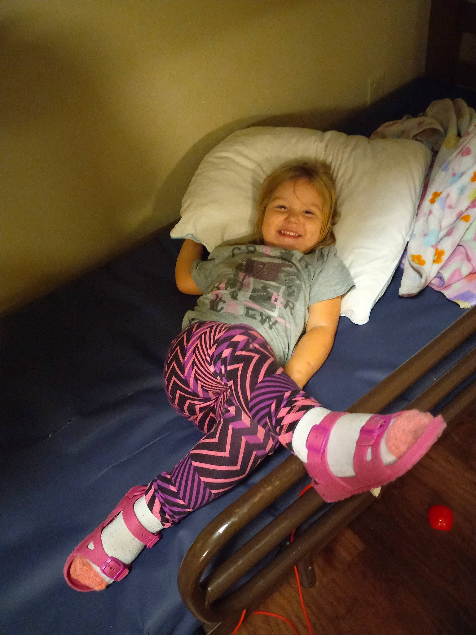 Laela joined the competition — help win amazing prizes! blond, boot, brown_hair, child, comfort, flooring, fun, human_body, human_leg, joy, knee, lap, leisure, linens, magenta, person, sitting, smile, sock, thigh