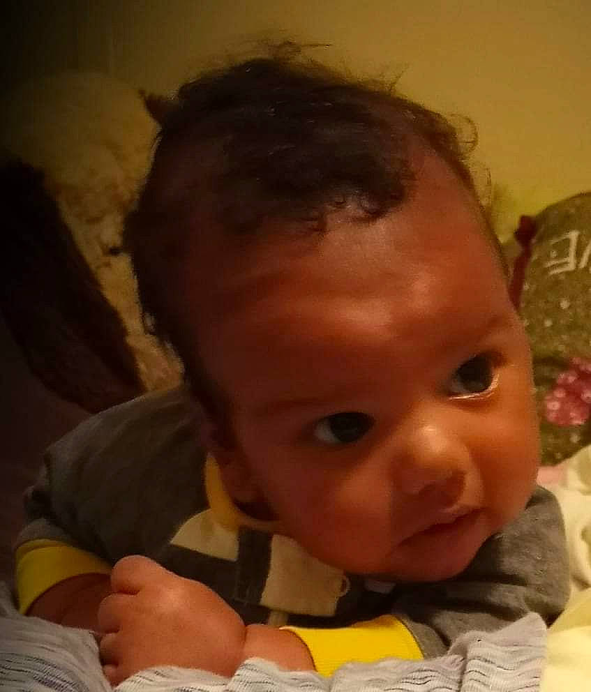 Kendrick joined the competition — help win amazing prizes! baby, baby_toddler_clothing, cheek, chin, ear, eye, eyebrow, eyelash, finger, forehead, fun, gesture, happy, iris, lip, mouth, neck, nose, person, skin