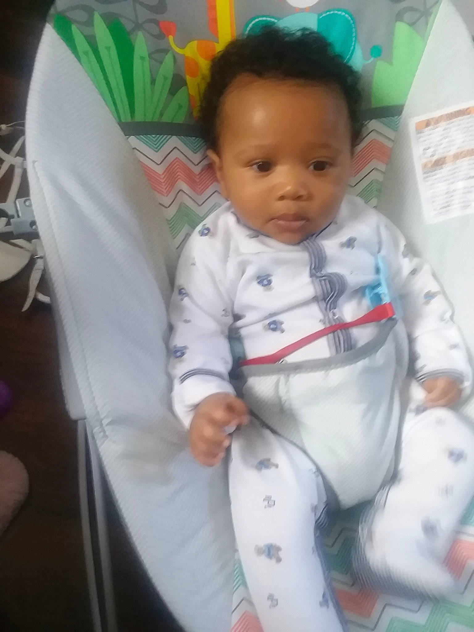 Zion joined the competition — help win amazing prizes! baby, baby_products, cheek, child, person, skin, smile, toddler