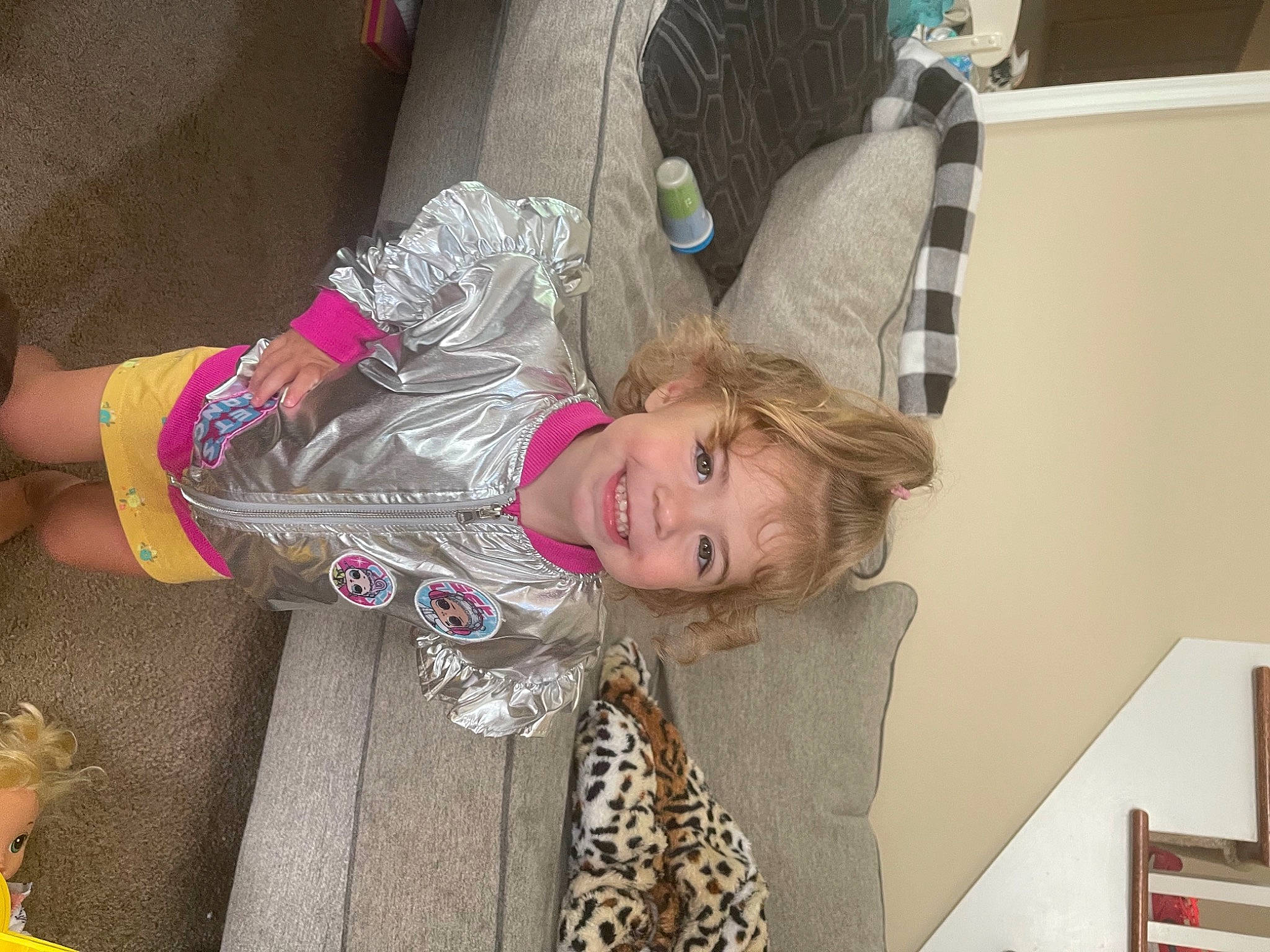 Cameryn joined the competition — help win amazing prizes! child, event, fashion_accessory, fun, happy, joy, pattern, person, pink, room, smile, thigh, toddler, vacation, wood