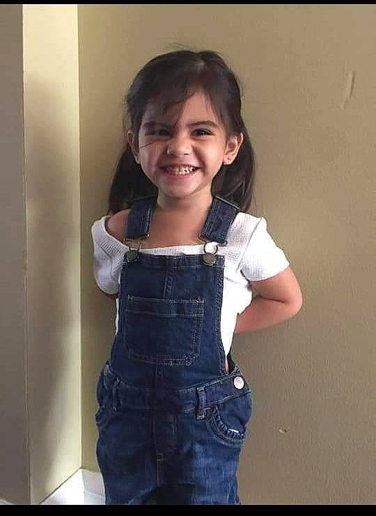 Zafrina joined the competition — help win amazing prizes! abdomen, arm, black_hair, cheek, child, child_model, cool, denim, facial_expression, fun, happy, jeans, joy, leg, person, smile, standing, t_shirt, toddler, trunk