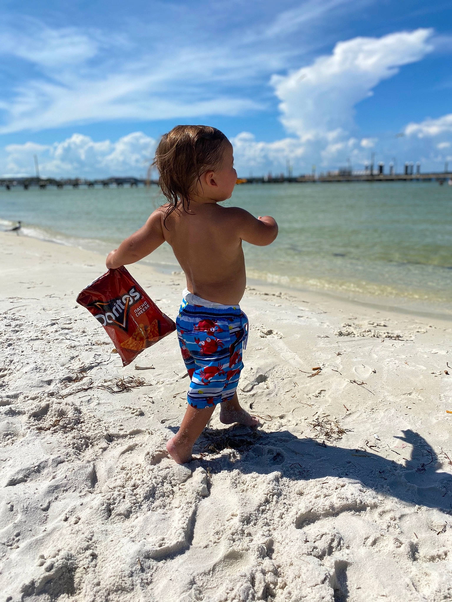 Roy joined the competition — help win amazing prizes! beach, child, cloud, coast, fun, holiday, horizon, ocean, person, photography, play, sand, sea, shore, sky, summer, toddler, tourism, travel, vacation