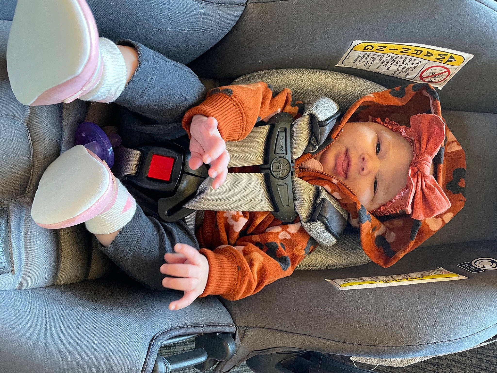Halle joined the competition — help win amazing prizes! auto_part, automotive_design, baby, baby_carriage, baby_in_car_seat, baby_products, bag, car_seat, car_seat_cover, comfort, family_car, head_restraint, headwear, luxury_vehicle, motor_vehicle, person, personal_luxury_car, seat_belt, steering_wheel, toddler