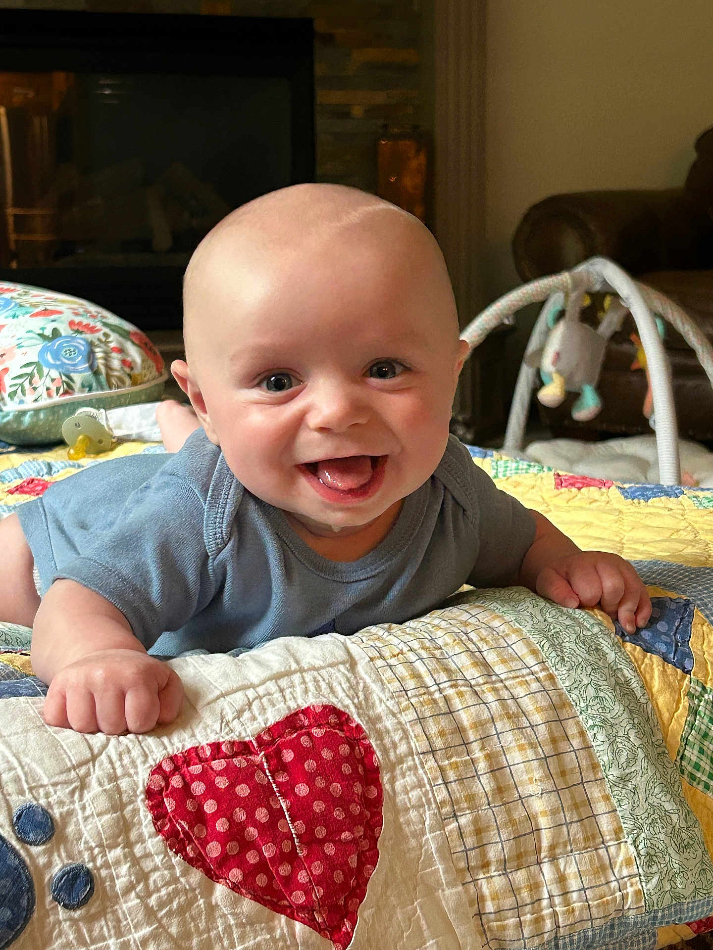 Archer joined the competition — help win amazing prizes! architecture, baby, bed, bedroom, building, couch, cushion, face, furniture, happy, head, homedecor, indoors, laughing, livingroom, person, photography, portrait, quilt, room
