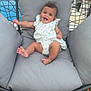 Layna participe au concours pour gagner de l'argent avec cette photo : baby, smiling, chair, cushion, outdoor, grass, happy, person, infant, clothing, baby_dress, foot, hand, face, seat, pool, metal_frame, relaxation, comfort, daylight