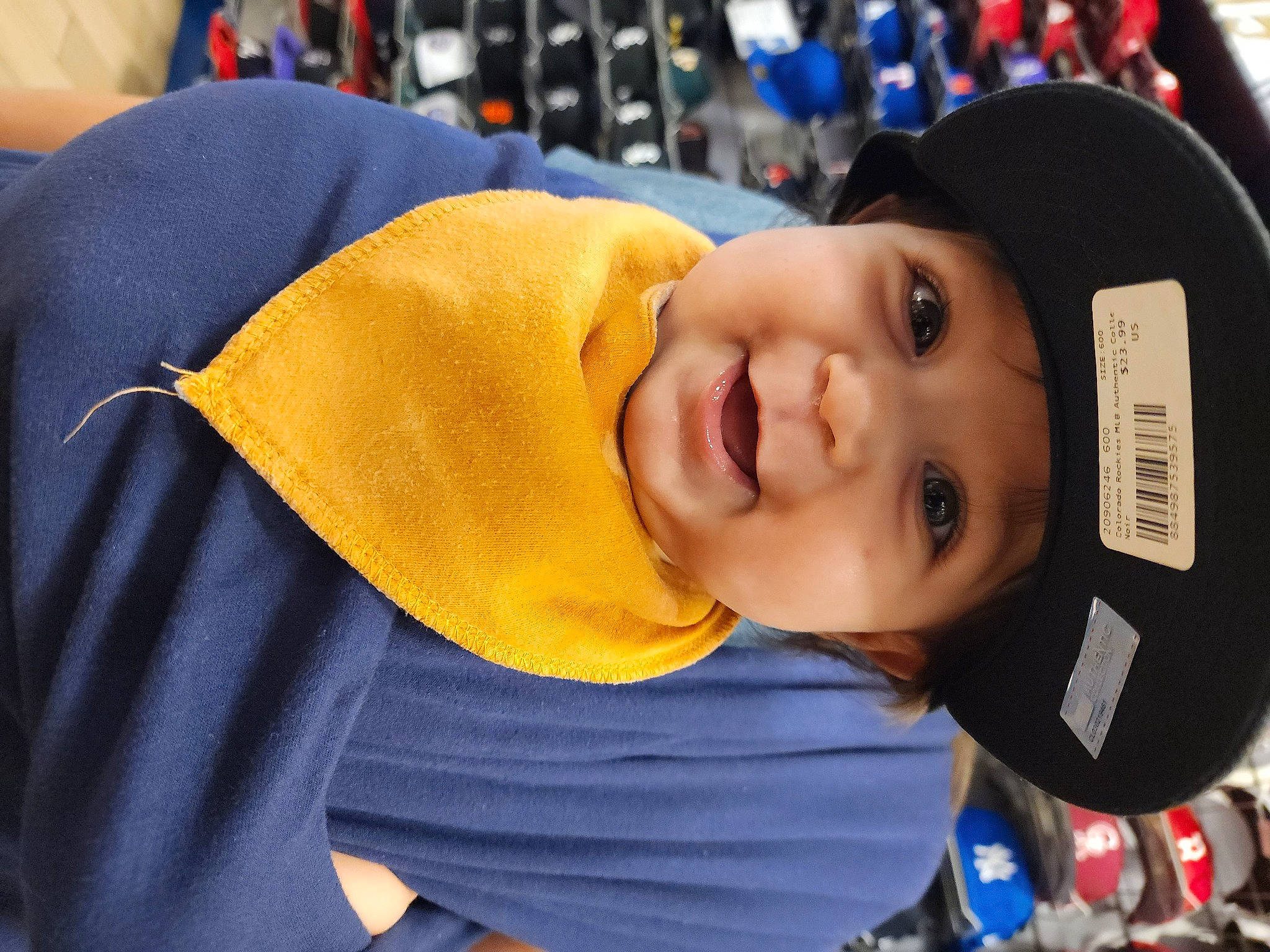 Alanzo is registered to the contest to win money with this photo: auto_part, automotive_wheel_system, baseball_cap, blue, cap, child, chin, cool, electric_blue, fashion_accessory, fun, happy, hat, headgear, headwear, laugh, leisure, person, personal_protective_equipment, smile