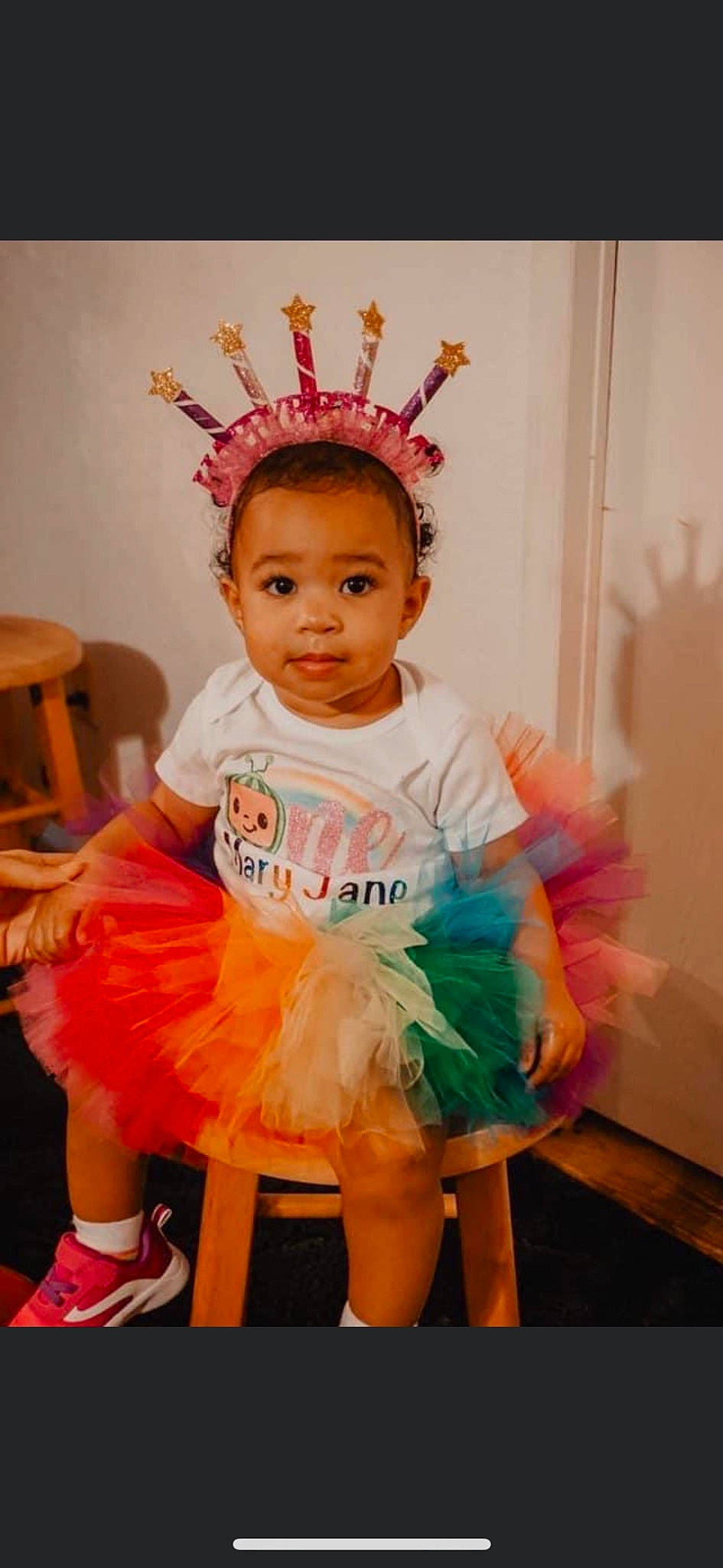Maryjane joined the competition — help win amazing prizes! baby, baby_toddler_clothing, ballet_tutu, child, costume, costume_accessory, costume_hat, event, fashion_accessory, fun, hair_accessory, happy, headband, headpiece, jewellery, magenta, party_supply, peach, person, pink