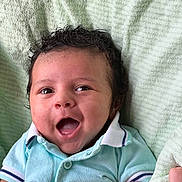 Kyrie joined the competition — help win amazing prizes! baby, babylaughing, face, happy, head, person, photography, portrait, yawning