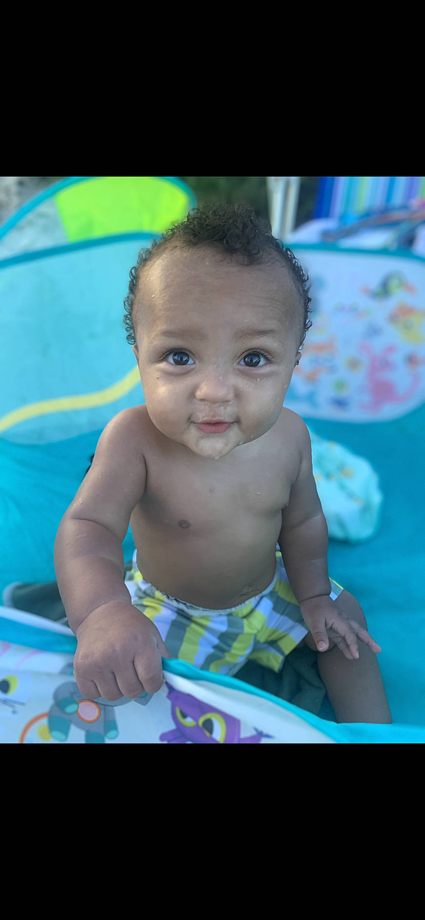 Caiden joined the competition — help win amazing prizes! abdomen, aqua, azure, baby, baby_products, baby_toddler_clothing, barechested, bathing, cheek, chest, child, fun, happy, iris, leisure, nose, person, product, skin, toddler