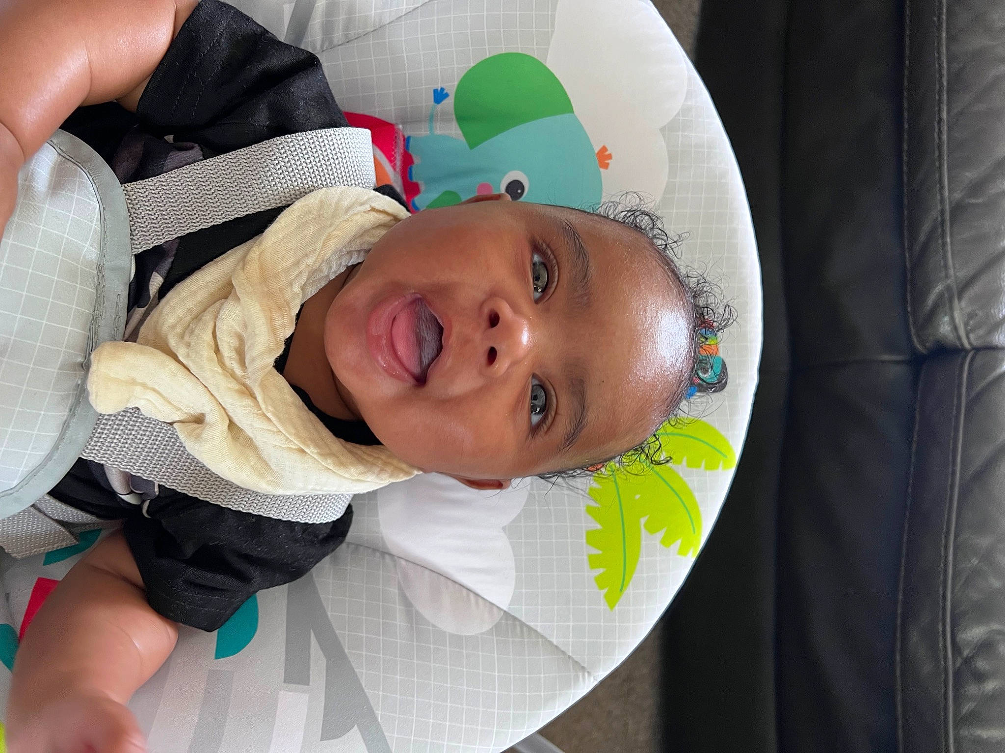 Luca joined the competition — help win amazing prizes! baby, baby_laughing, baby_products, baby_toddler_clothing, child, comfort, event, fashion_accessory, finger, fun, happy, hat, linens, pattern, person, room, sleeve, smile, thumb, toddler