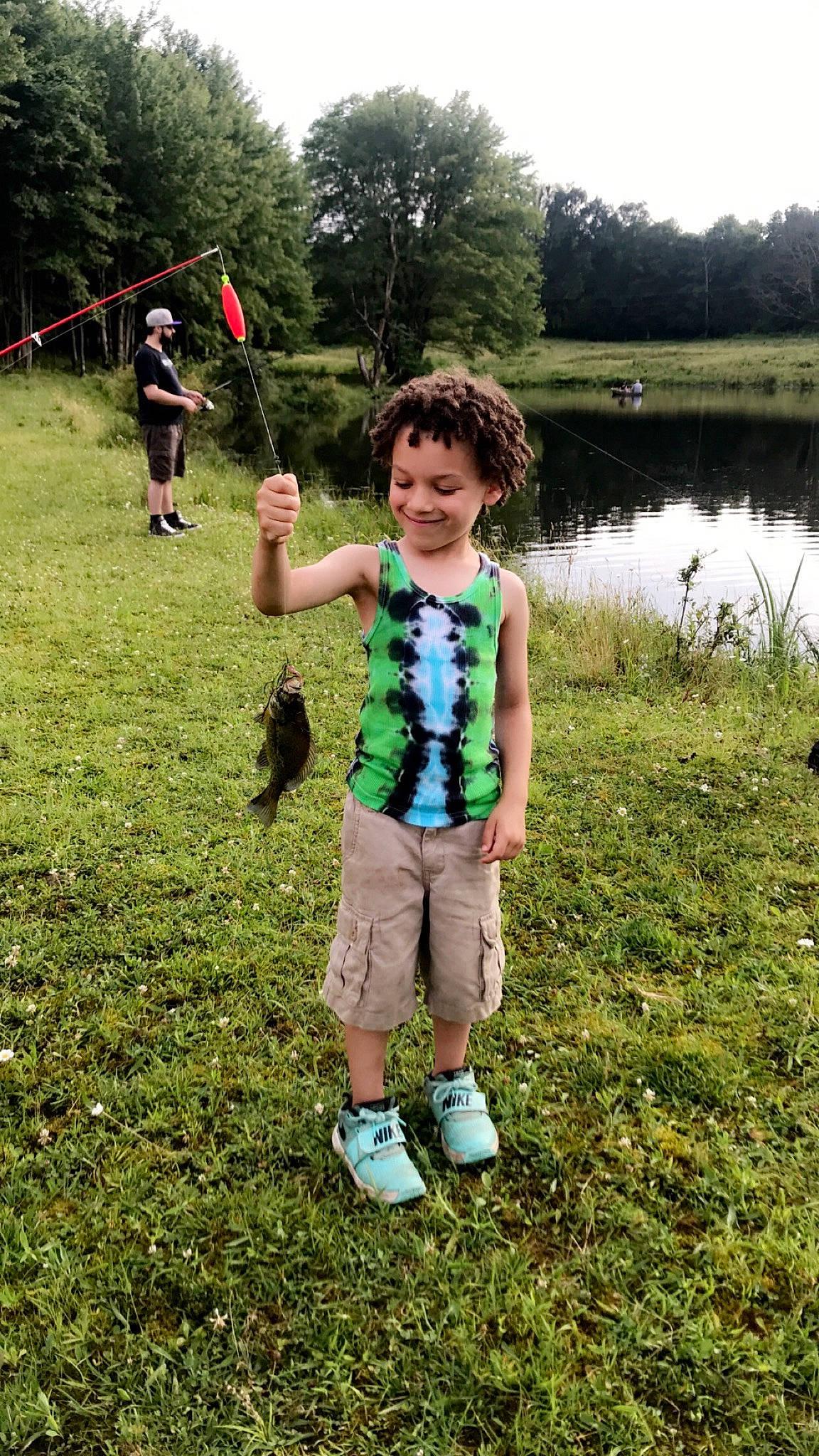 Channing joined the competition — help win amazing prizes! child, fun, grass, grassland, joy, landscape, meadow, person, plant, play, recreation, tree, vacation