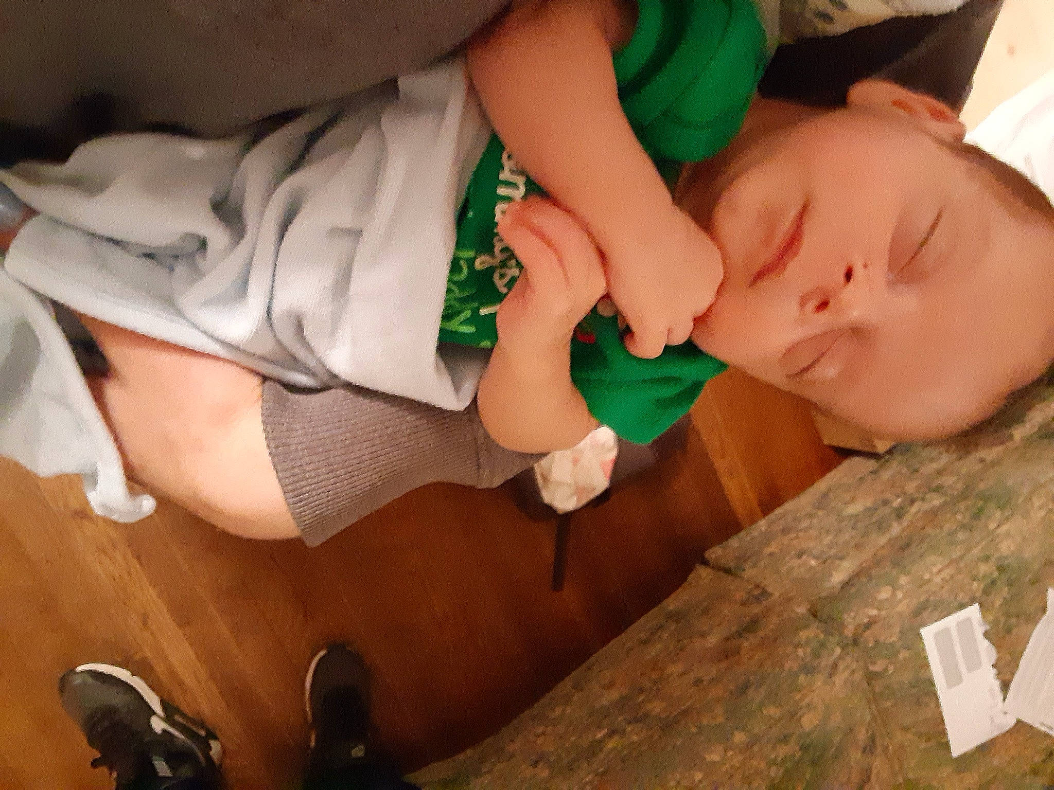 Jaxson joined the competition — help win amazing prizes! baby, baby_products, baby_toddler_clothing, child, comfort, elbow, finger, gesture, happy, hardwood, human_leg, knee, nail, person, sock, thigh, thumb, toddler, trunk, wood