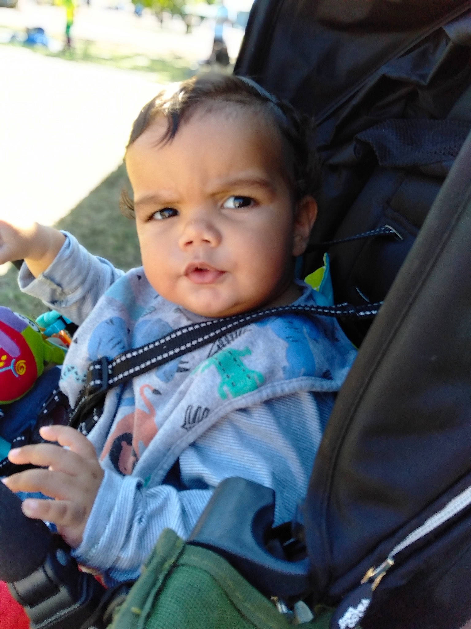 Dre' joined the competition — help win amazing prizes! baby, baby_carriage, baby_products, child, person, product, sitting, skin, smile, toddler