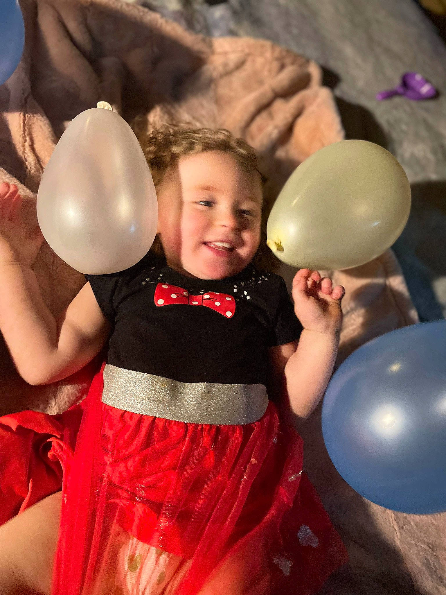 Jasmine joined the competition — help win amazing prizes! baby_toddler_clothing, balloon, beauty, child, dress, event, facial_expression, finger, flash_photography, fun, gesture, happy, head, joy, organ, party_supply, person, pink, product, smile