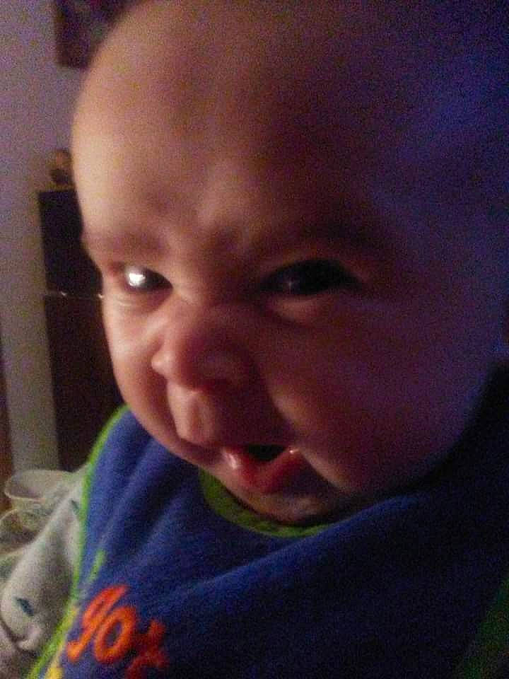 Austin is registered to the contest to win money with this photo: baby, buzz_cut, cheek, child, comfort, ear, eyelash, fun, happy, iris, jaw, laugh, lip, mouth, nose, person, smile, toddler, wrinkle