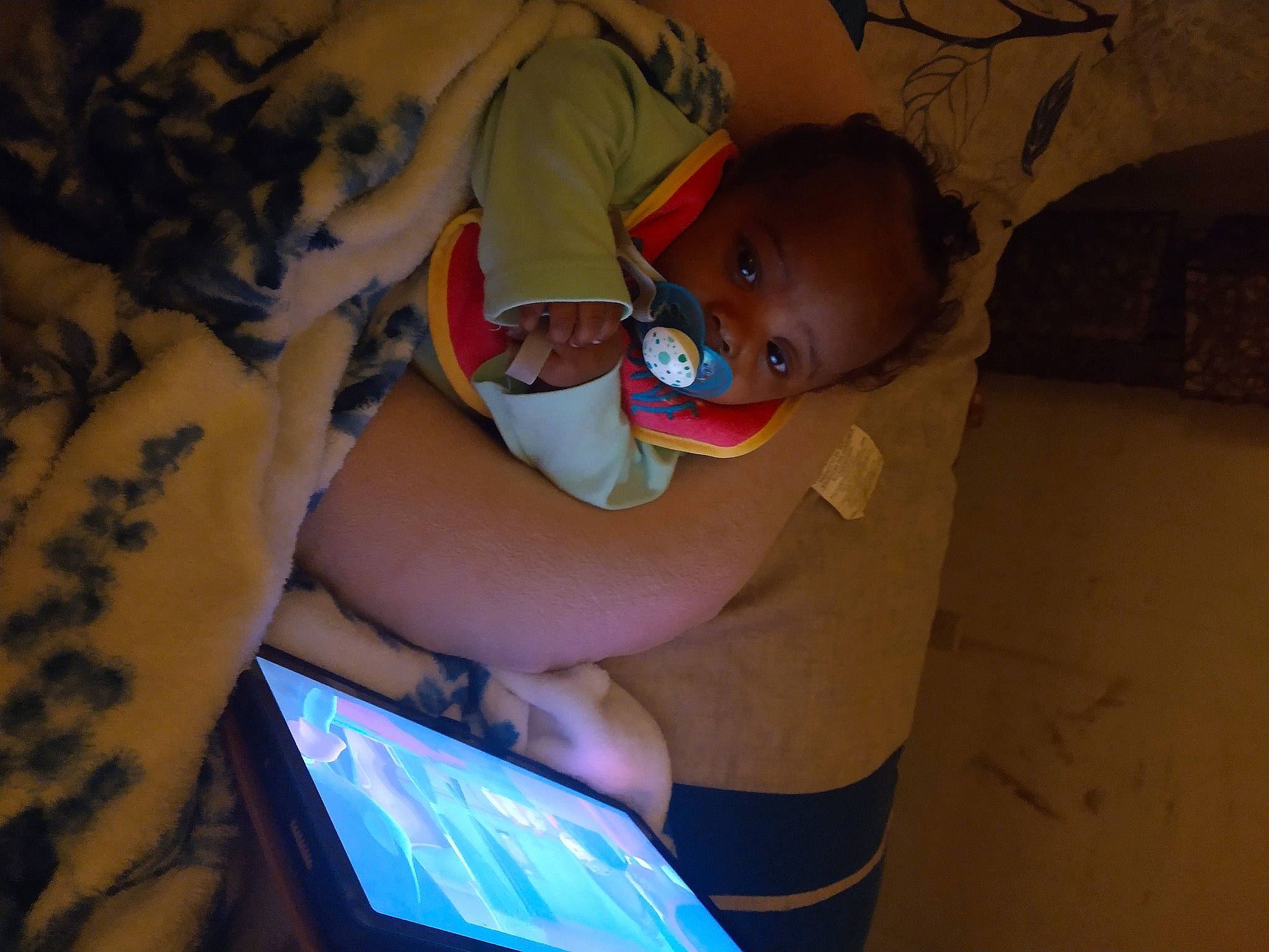 Lola joined the competition — help win amazing prizes! abdomen, arm, baby, chest, comfort, communication_device, elbow, electric_blue, finger, fun, human_leg, mouth, muscle, nail, person, portable_communications_device, room, temporary_tattoo, thigh, toddler