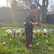Kuiper is registered to the contest to win money with this photo: backyard, boy, child, face, flower, garden, geranium, grass, head, male, nature, outdoors, person, petal, photography, plant, portrait, pottedplant, soil, yard