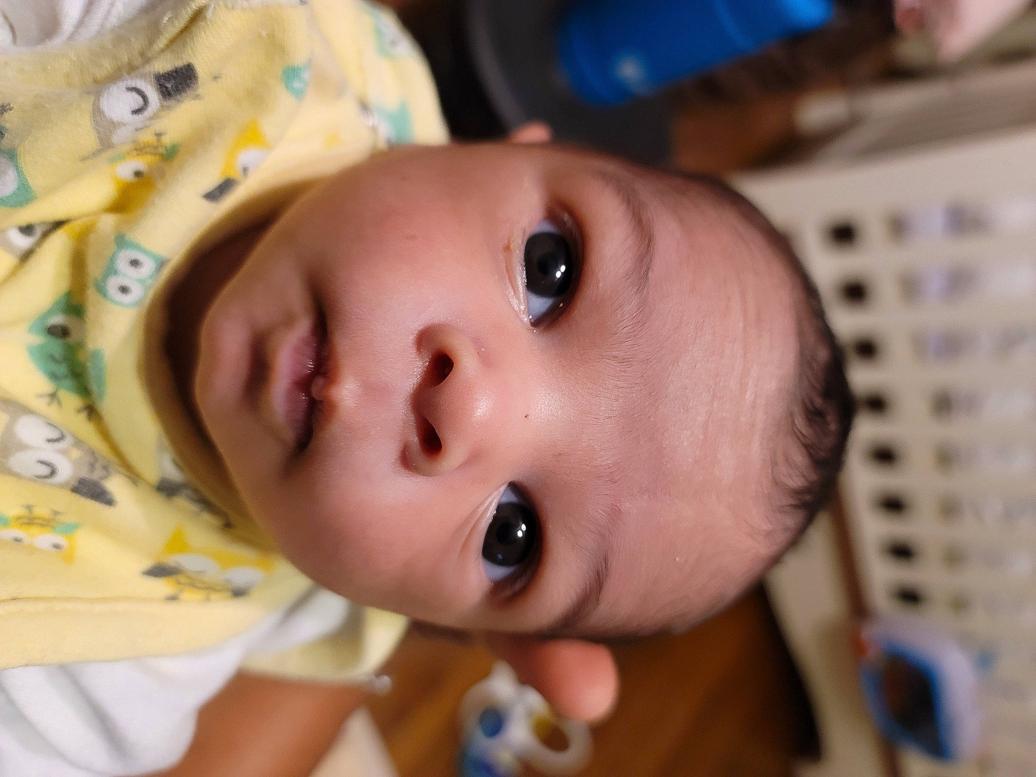 Dean joined the competition — help win amazing prizes! baby, baby_toddler_clothing, cheek, child, close_up, ear, eyebrow, eyelash, forehead, fun, happy, iris, lip, mouth, nose, person, portrait_photography, room, skin, toddler