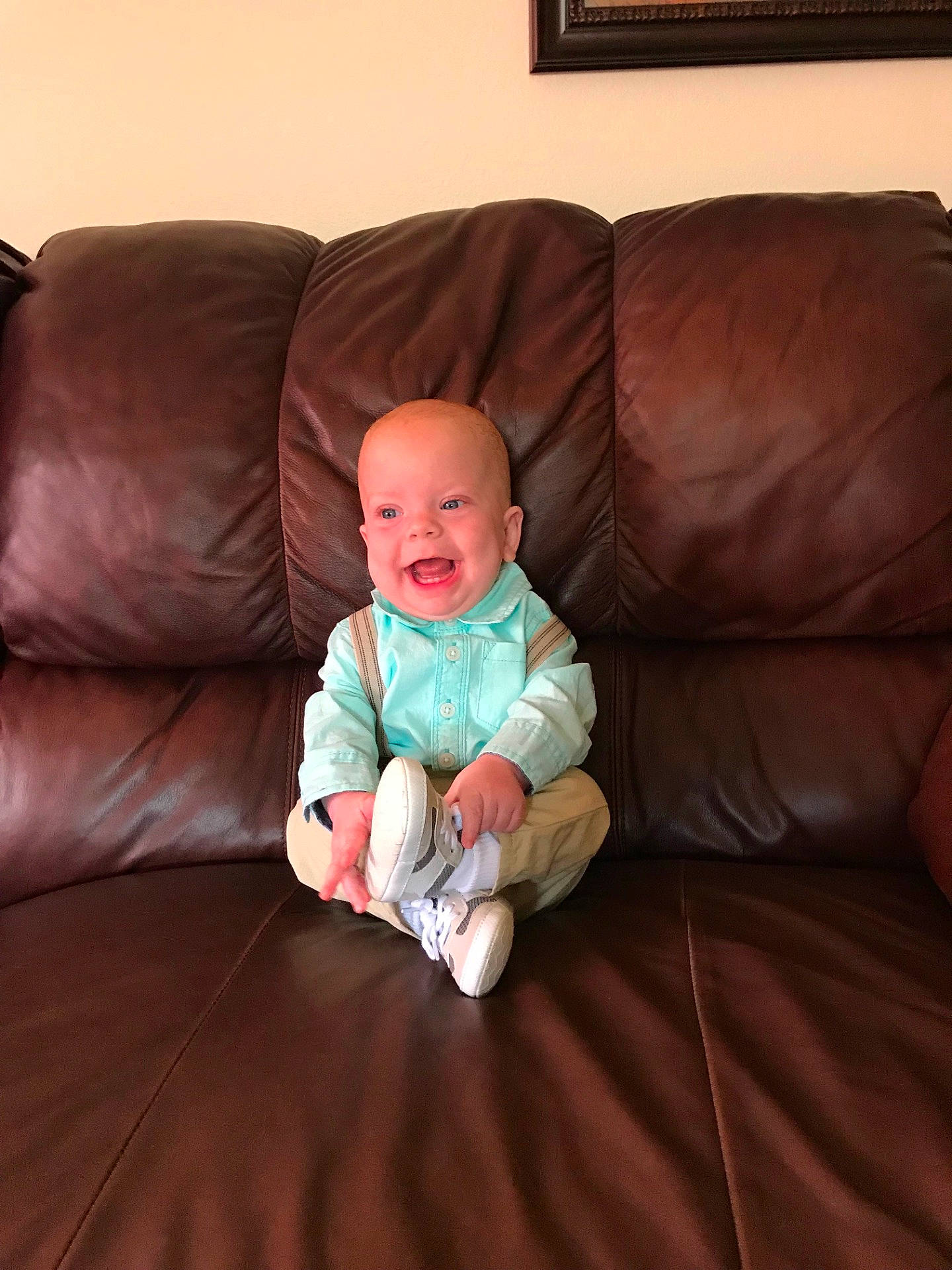 Johnathon is registered to the contest to win money with this photo: child, infant, joy, leg, nap, person, product, sitting, sleep, textile, toddler