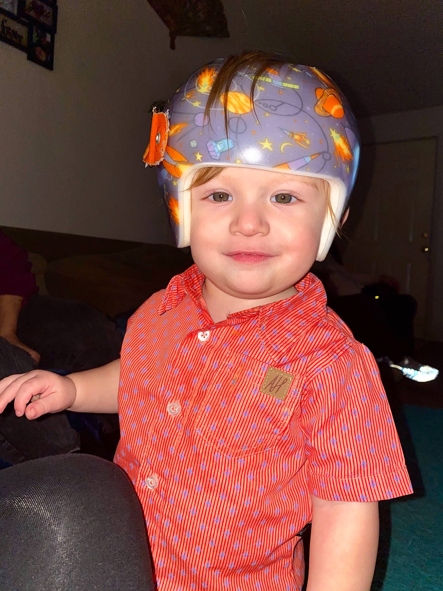 Jaxtyn joined the competition — help win amazing prizes! cap, child, cool, costume, costume_hat, electric_blue, event, eyewear, fashion_accessory, fun, happy, headpiece, headwear, helmet, joy, party_supply, pattern, person, personal_protective_equipment, room