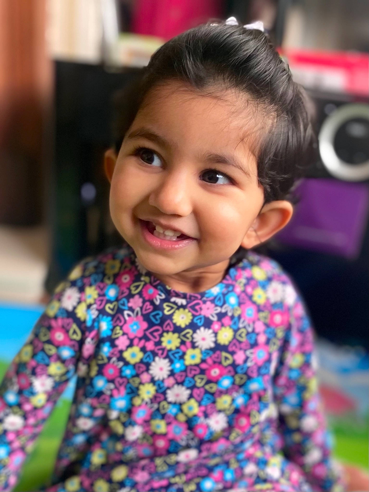 Joanna joined the competition — help win amazing prizes! black_hair, cheek, child, chin, eye, face, facial_expression, forehead, fun, hair, hairstyle, happy, head, iris, joy, nose, outerwear, person, skin, sleeve