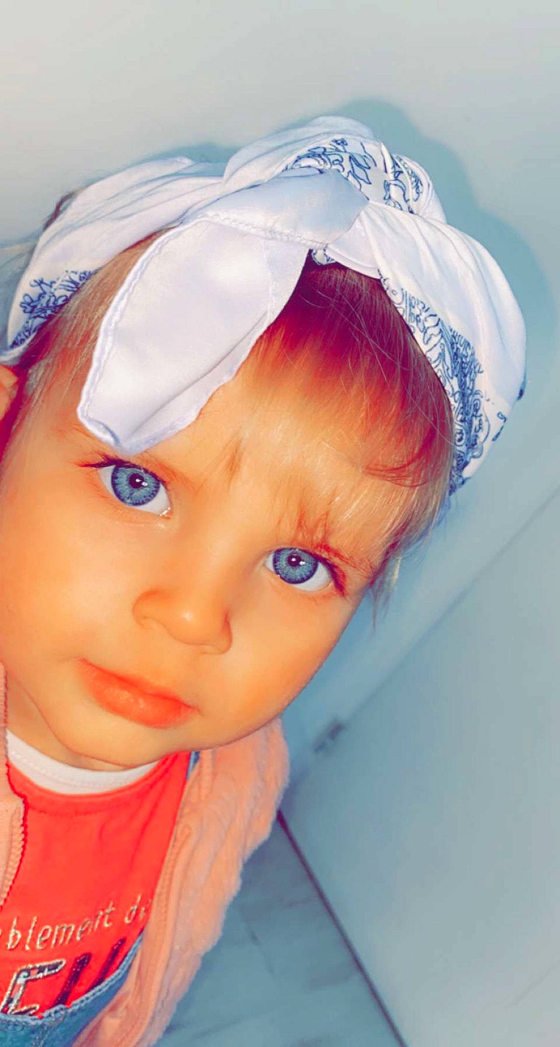 Noémie a rejoint le concours — aidez-le/la à gagner de superbes lots ! bangs, cap, cheek, child, chin, cool, doll, electric_blue, eyebrow, eyelash, fashion_accessory, forehead, hair_accessory, hairstyle, headpiece, headwear, lip, paint, person, pink