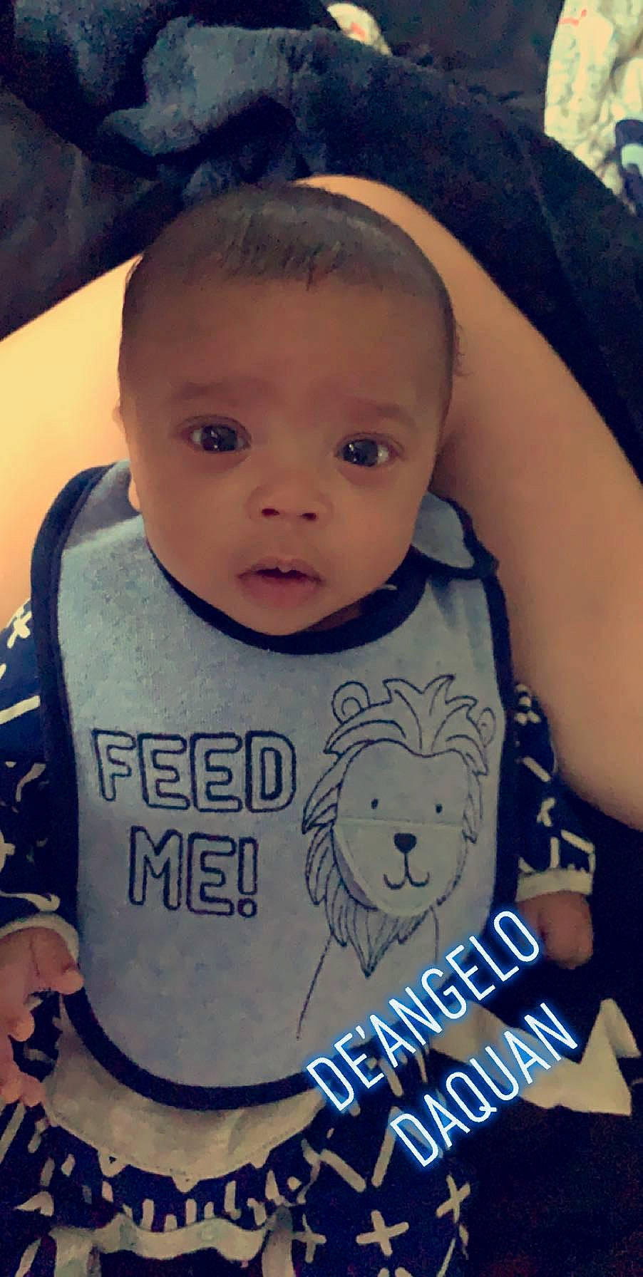 Deangelo joined the competition — help win amazing prizes! baby, baby_toddler_clothing, cheek, child, cool, person, product, skin, smile, t_shirt, toddler