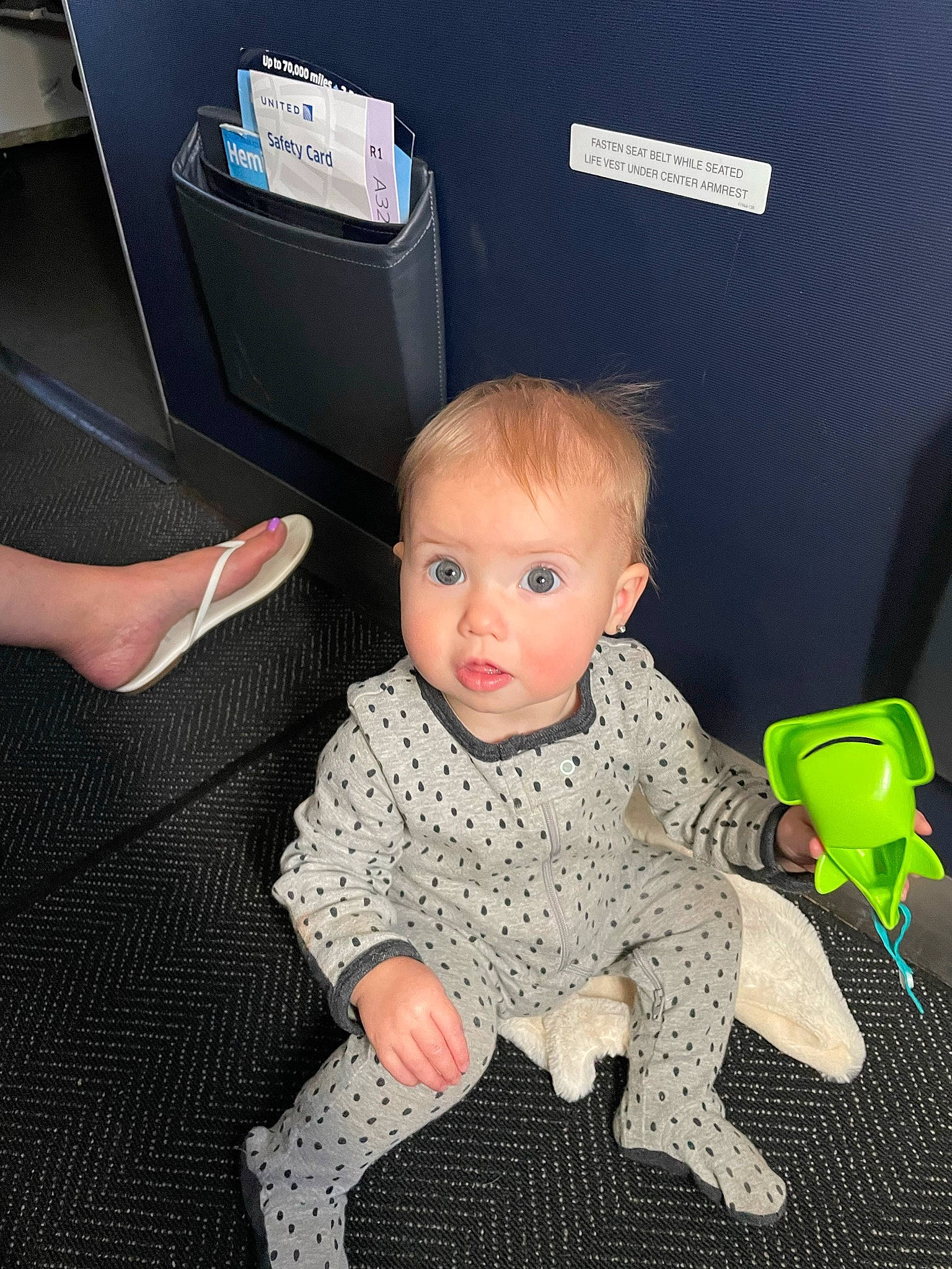 Emmerson joined the competition — help win amazing prizes! arm, baby, baby_products, baby_toddler_clothing, child, comfort, finger, floor, flooring, foot, human_leg, joint, knee, leg, pattern, person, room, sitting, sleeve, thumb