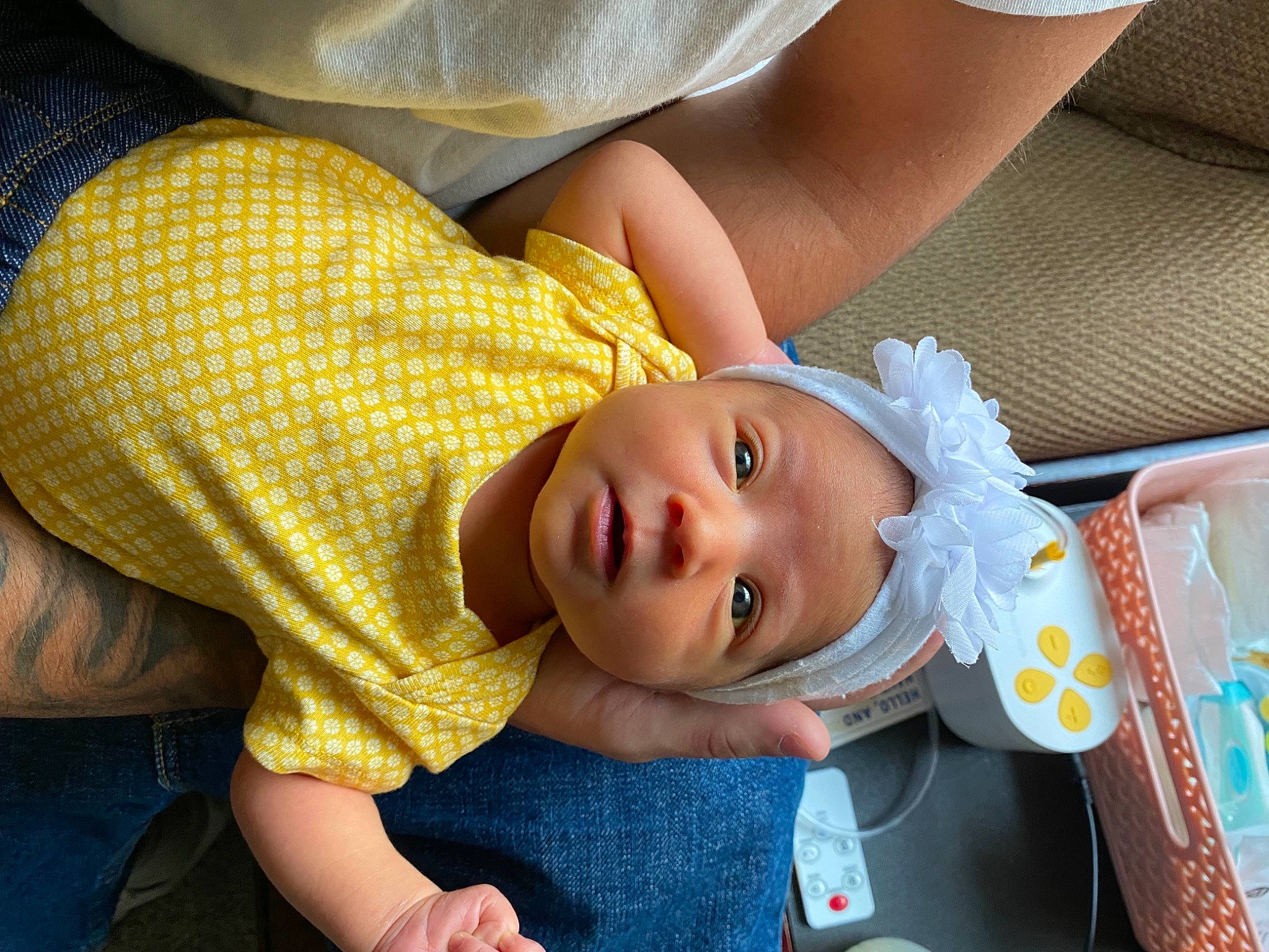 Selah joined the competition — help win amazing prizes! baby, baby_carriage, baby_products, baby_toddler_clothing, car_seat, cheek, child, comfort, elbow, eye, finger, head, nail, nap, person, room, sitting, skin, sleep, toddler