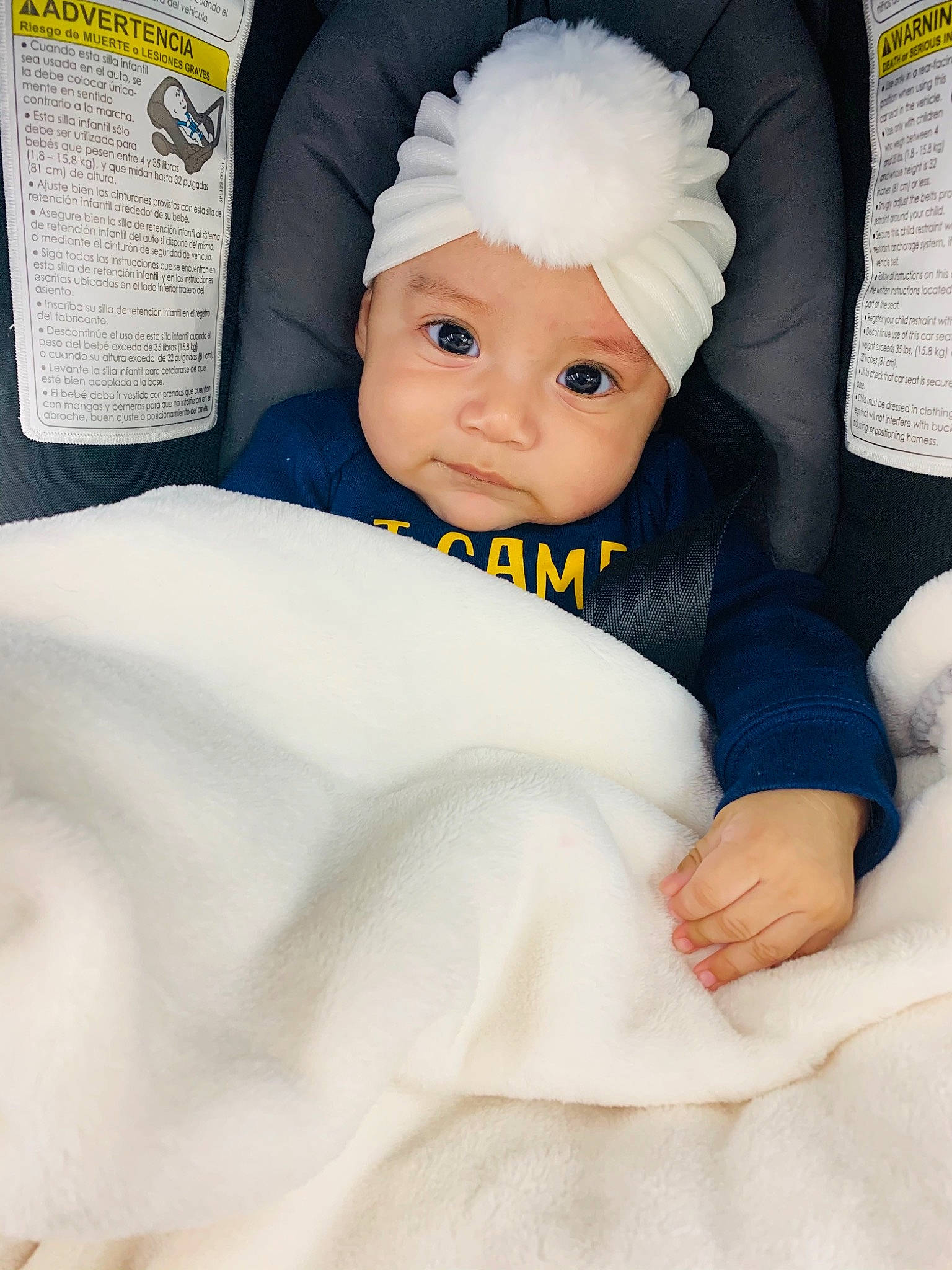 Janelle is registered to the contest to win money with this photo: baby, baby_toddler_clothing, cheek, child, costume_accessory, eye, facial_expression, fictional_character, happy, headwear, nose, person