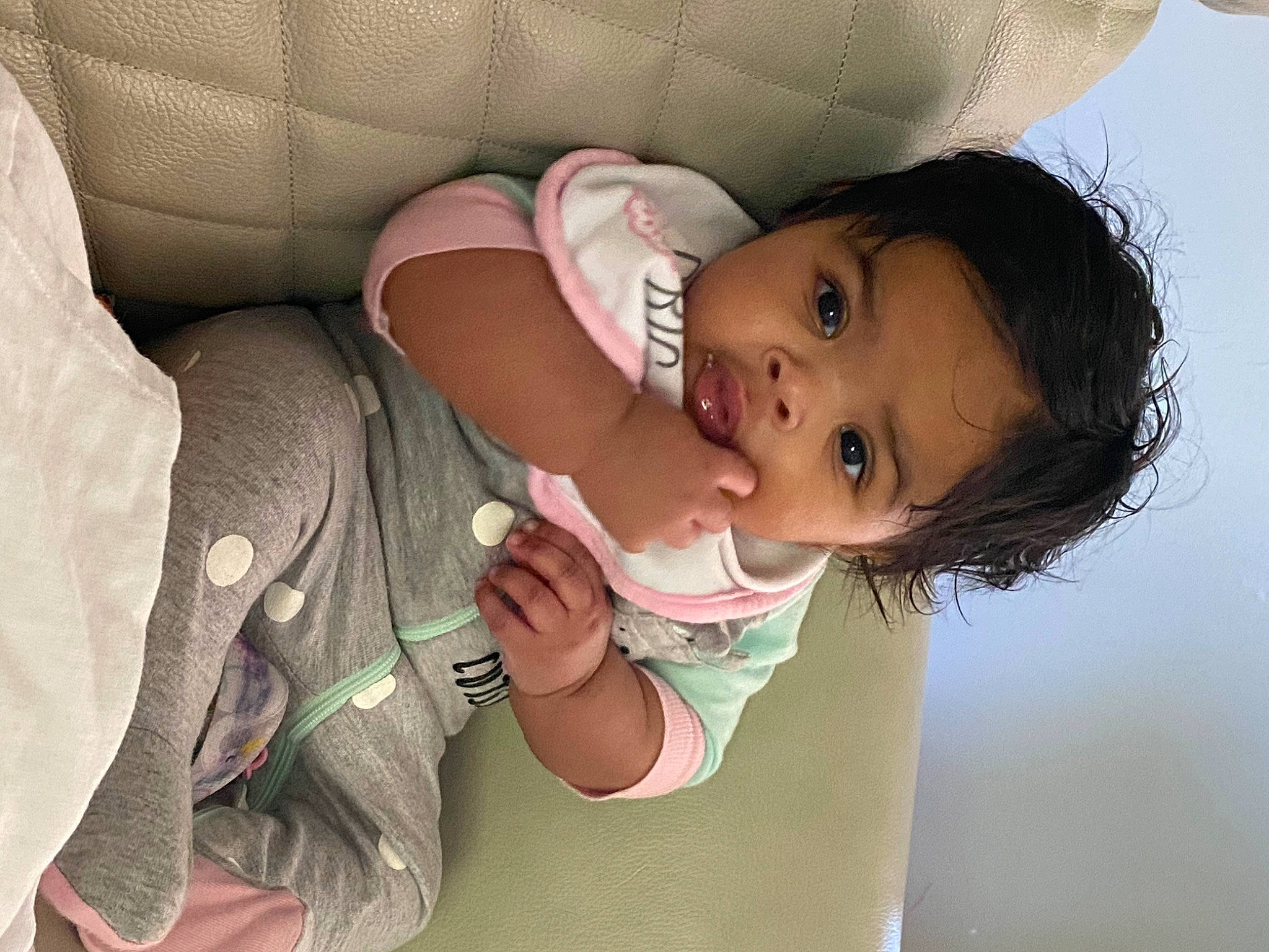 Kenzlie joined the competition — help win amazing prizes! abdomen, arm, baby, cheek, child, ear, happy, neck, person, skin, smile, toddler