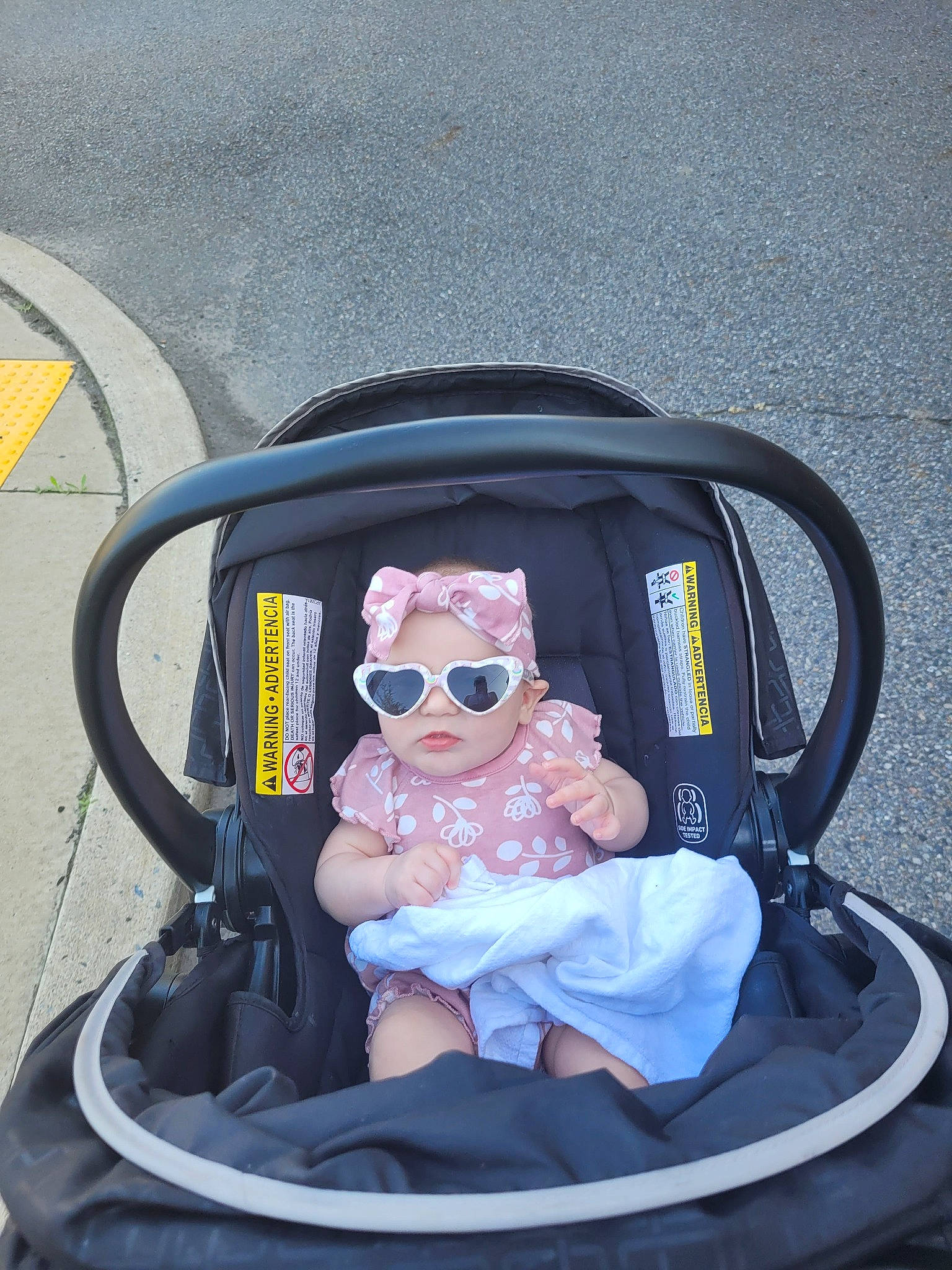 Zoè joined the competition — help win amazing prizes! auto_part, baby, baby_carriage, baby_products, baby_toddler_clothing, bag, chair, child, comfort, eyewear, fun, goggles, oval, person, personal_protective_equipment, sitting, sunglasses, toddler, toy, travel