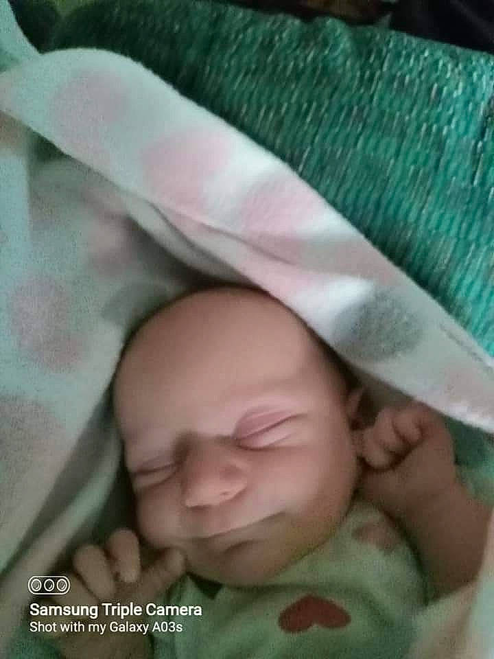 Zoè joined the competition — help win amazing prizes! baby, bedtime, child, comfort, face, happy, head, linens, nap, pattern, peach, person, product, skin, sleep, textile, thumb, toddler