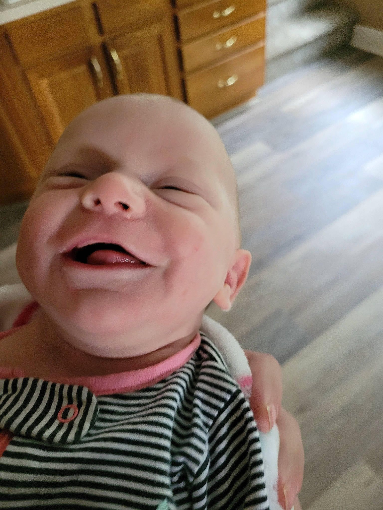 Zoè joined the competition — help win amazing prizes! baby, baby_toddler_clothing, cabinetry, cheek, chin, eye, face, gesture, happy, head, iris, lip, mouth, nose, person, skin, sleeve, smile, toddler, white