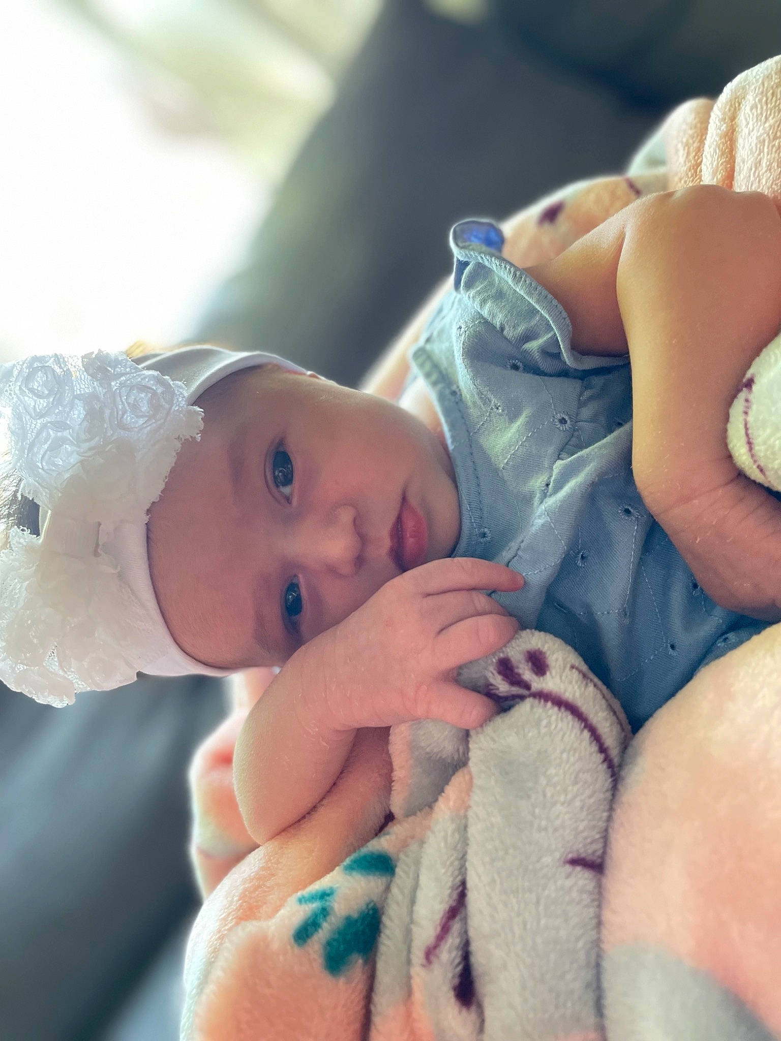 Paisley joined the competition — help win amazing prizes! arm, baby, baby_sleeping, baby_toddler_clothing, beauty, cheek, child, comfort, eyelash, finger, hand, happy, hat, headwear, human_body, lip, mouth, nail, person, skin