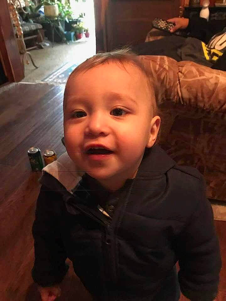 Xzavier joined the competition — help win amazing prizes! baby, cheek, child, chin, cool, electronic_device, face, facial_expression, forehead, fun, head, laugh, mouth, nose, person, skin, smile, toddler, tooth