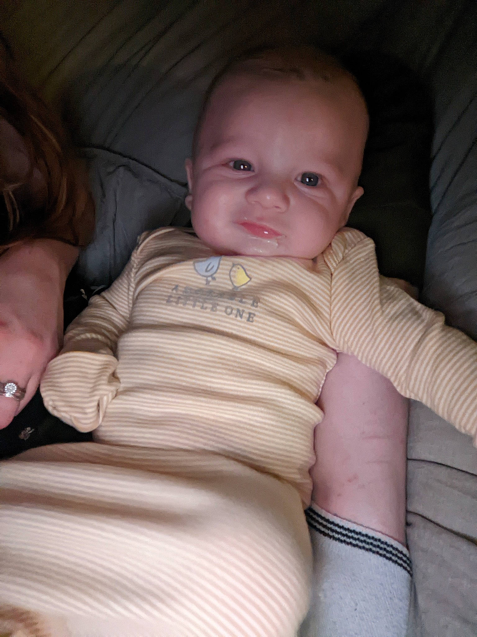 Oliver joined the competition — help win amazing prizes! arm, baby_toddler_clothing, cheek, chin, comfort, eye, eyebrow, finger, hand, iris, joint, leg, lip, mouth, neck, nose, person, skin, sleeve, smile