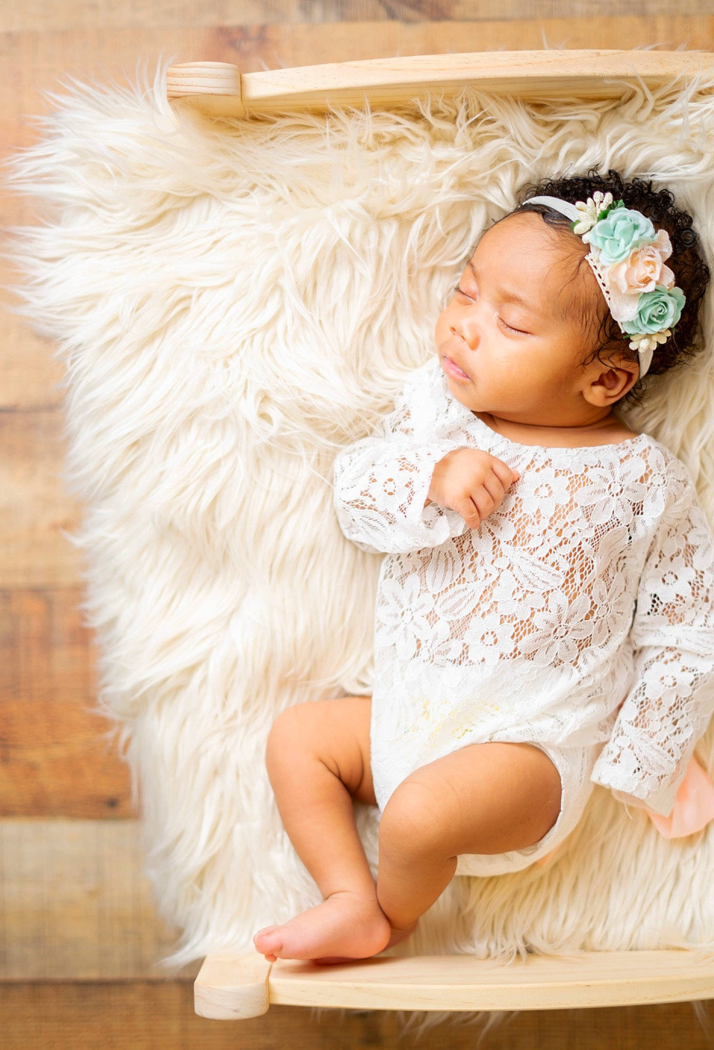 Janelle joined the competition — help win amazing prizes! baby, beige, child, child_model, ear, fashion_accessory, fur, hair_accessory, happy, headband, headgear, headpiece, leg, long_hair, person, photo_shoot, photography, sitting, skin, toddler