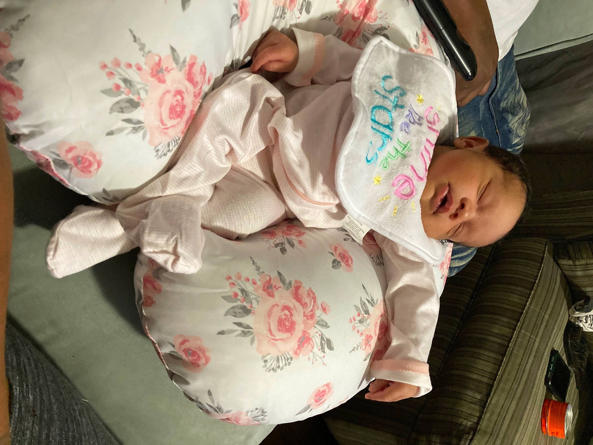 Nygeri is registered to the contest to win money with this photo: baby, baby_products, baby_toddler_clothing, carmine, child, comfort, happy, linens, nap, pattern, person, petal, room, rose, sitting, sleep, sleeve, textile, toddler