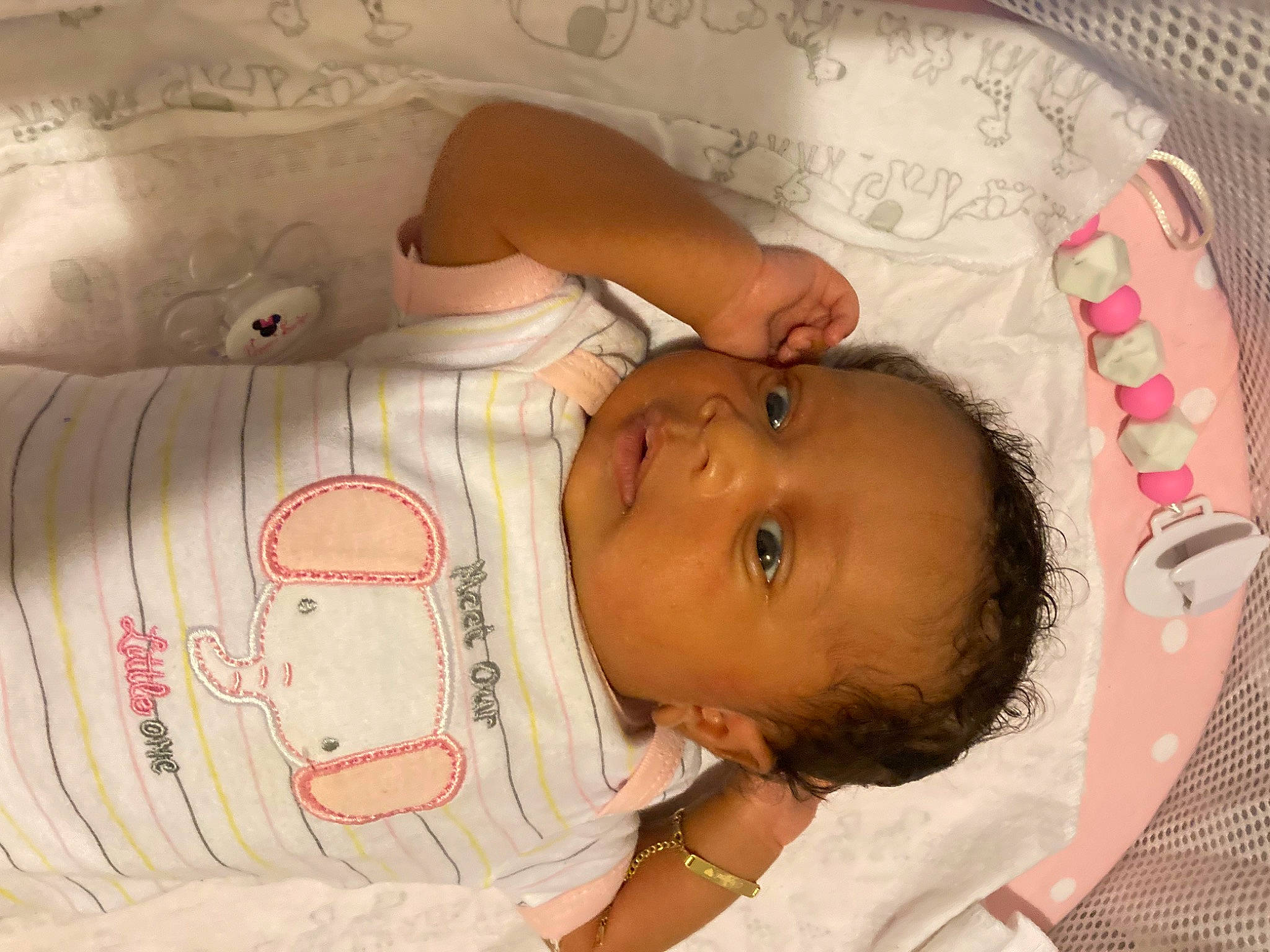 Nygeri is registered to the contest to win money with this photo: abdomen, baby, baby_products, baby_toddler_clothing, bedtime, cheek, chest, child, comfort, eyebrow, eyelash, human, linens, mouth, neck, nose, person, product, skin, textile