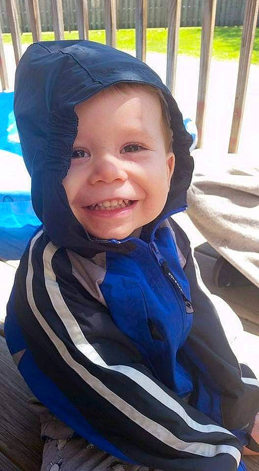 Nikolai joined the competition — help win amazing prizes! blue, cheek, child, electric_blue, face, headgear, joy, neck, outerwear, person, smile, toddler