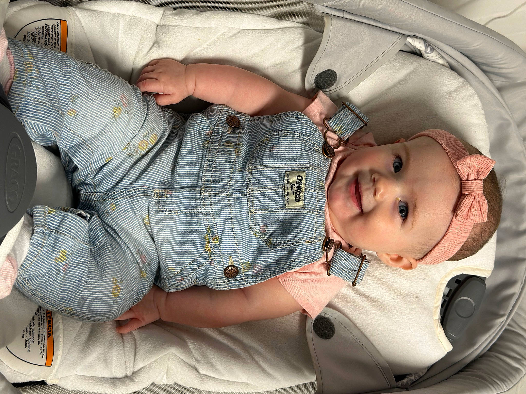 Avery joined the competition — help win amazing prizes! baby, baby_carriage, baby_products, baby_safety, baby_toddler_clothing, car_seat, child, comfort, elbow, gesture, headwear, human_leg, infant_bed, joy, lap, mouth, nap, person, sitting, sleep