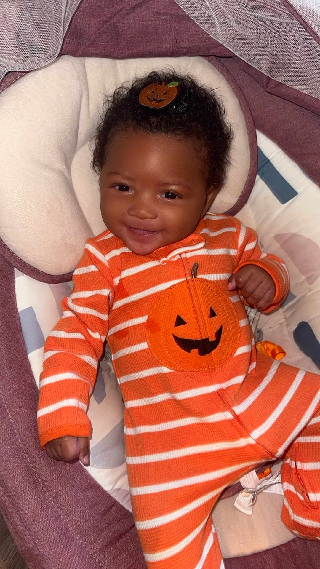 Janiyah joined the competition — help win amazing prizes! baby, bed, blanket, bodypart, clothing, couch, cushion, face, finger, furniture, hand, happy, head, homedecor, knitwear, person, photography, portrait, smile, sweater