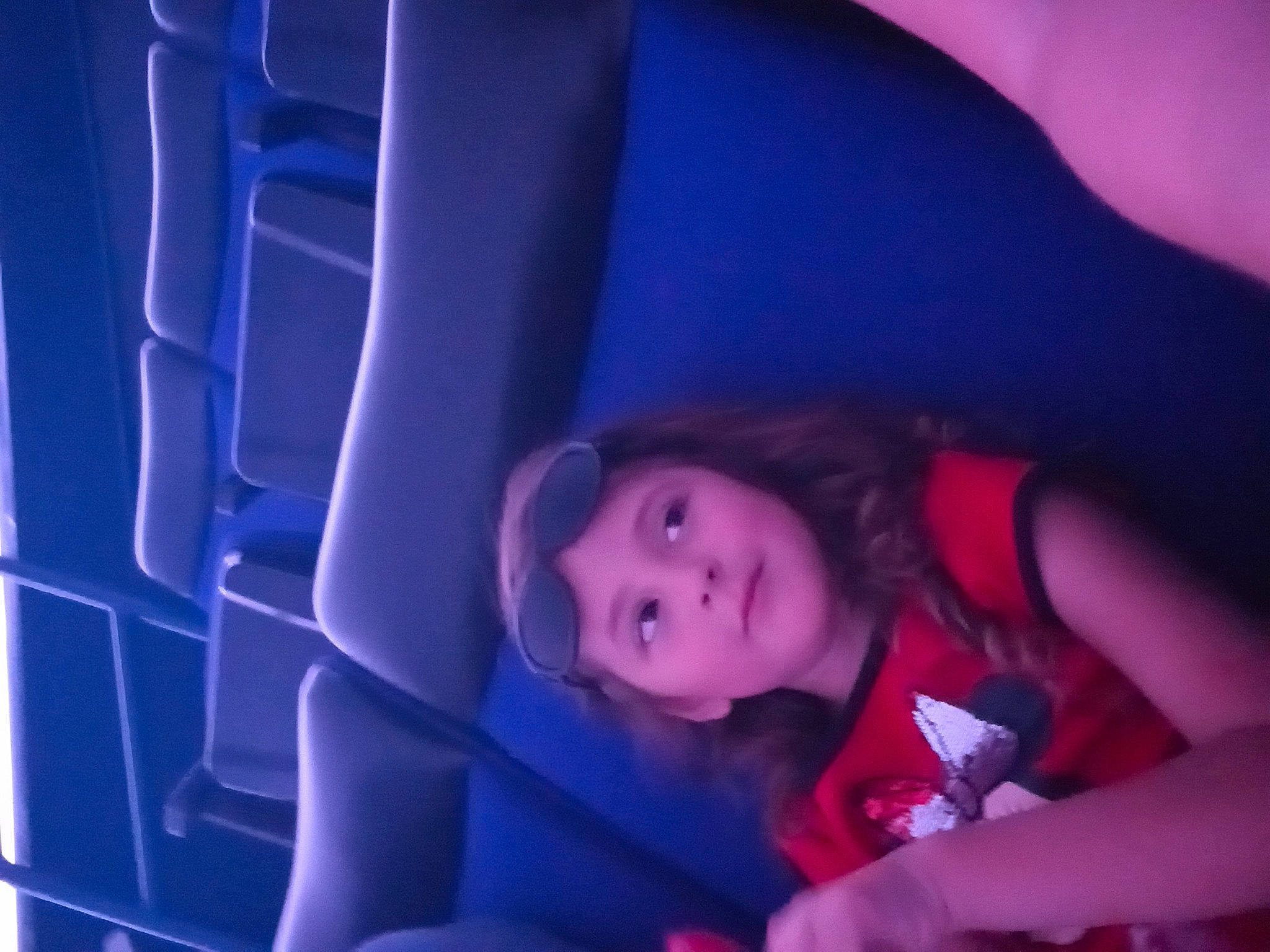 Crystal joined the competition — help win amazing prizes! chair, child, cloud, comfort, darkness, elbow, electric_blue, flash_photography, fun, gesture, headwear, human_leg, magenta, night, pattern, person, purple, room, sitting, tints_and_shades