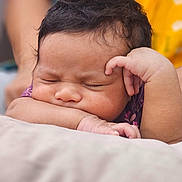 Sura joined the competition — help win amazing prizes! baby, sleeping, arm, face, child, closeup, chubby_cheeks, resting, hand, skin, person, young_child, indoors, portrait, cute, peaceful, nap, expression, soft_lighting, background_blur