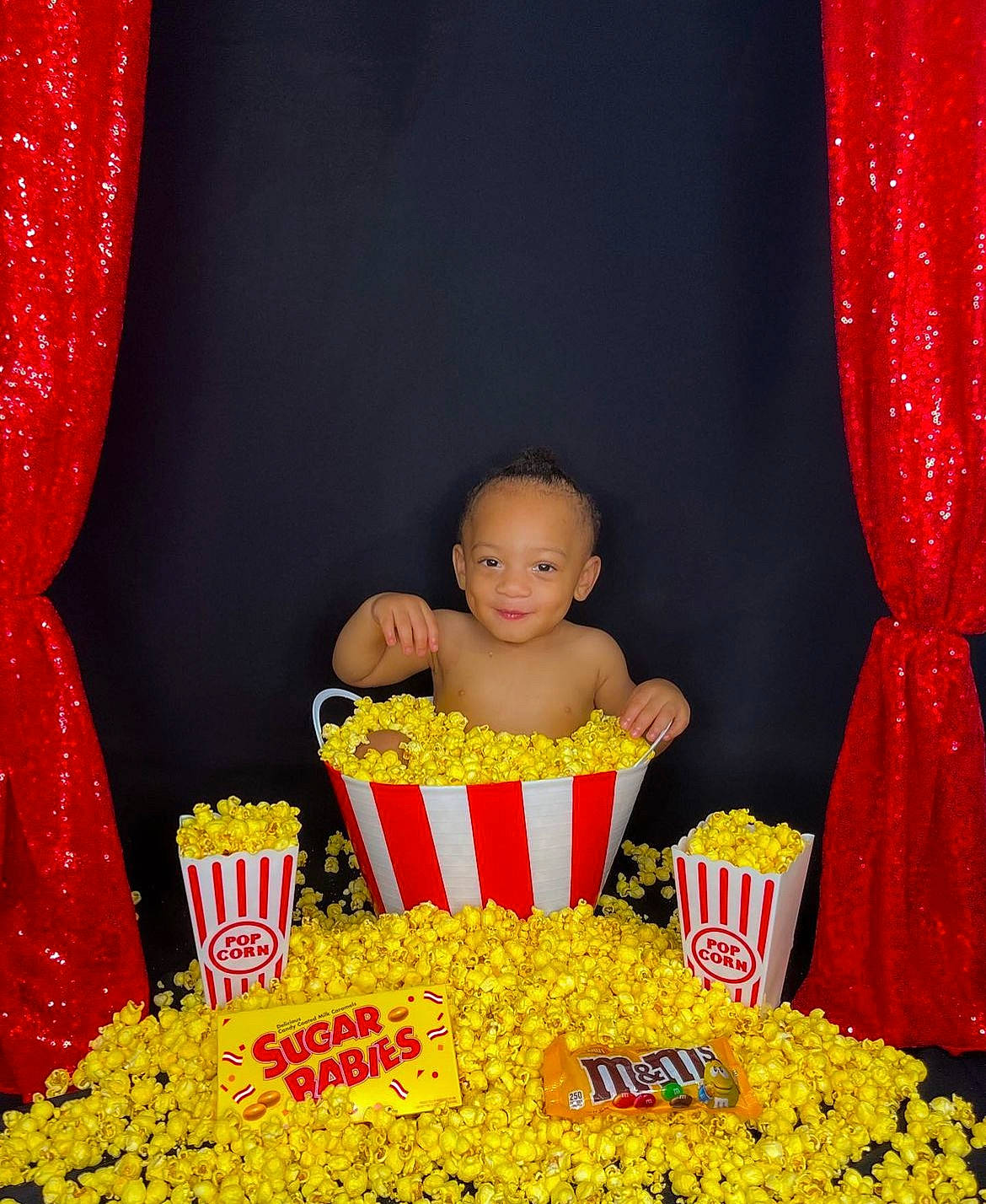 Kasen joined the competition — help win amazing prizes! baked_goods, baking_cup, birthday, birthday_party, cake_decorating, cake_decorating_supply, cuisine, curtain, event, food, icing, ingredient, joy, orange, party_supply, person, red, smile, sugar_cake, sweetness