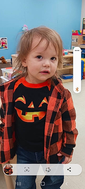 Shepherd is registered to the contest to win money with this photo: baby, baby_toddler_clothing, carmine, cheek, child, cool, eyelash, fun, hair, happy, paper_towel, pattern, person, plaid, room, sleeve, standing, t_shirt, tartan, toddler