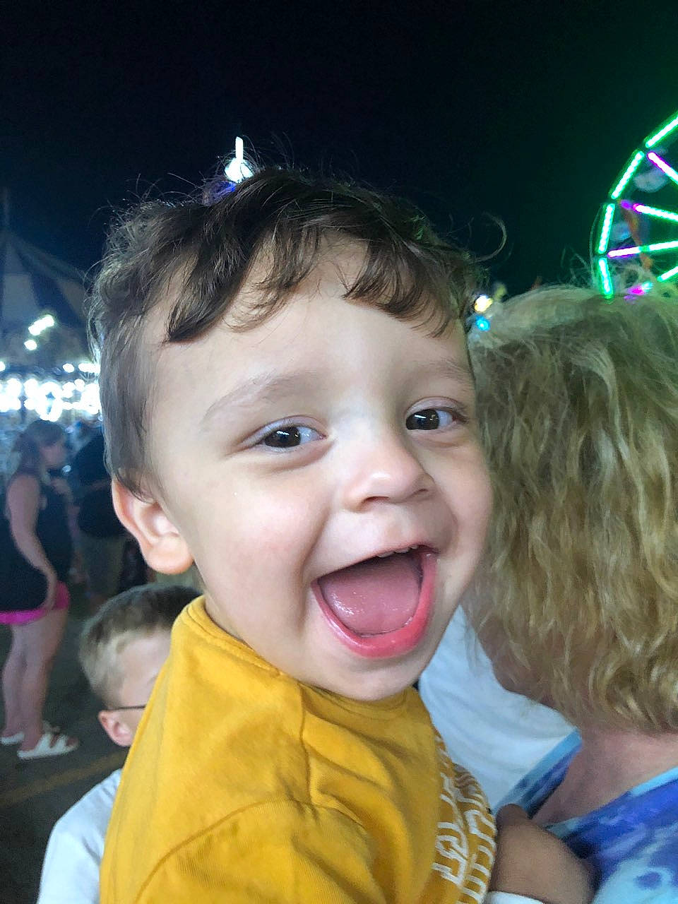 Malakai joined the competition — help win amazing prizes! cheek, child, ear, event, eyelash, flash_photography, fun, gesture, happy, iris, laugh, leisure, lip, mouth, nose, person, skin, smile, t_shirt, toddler