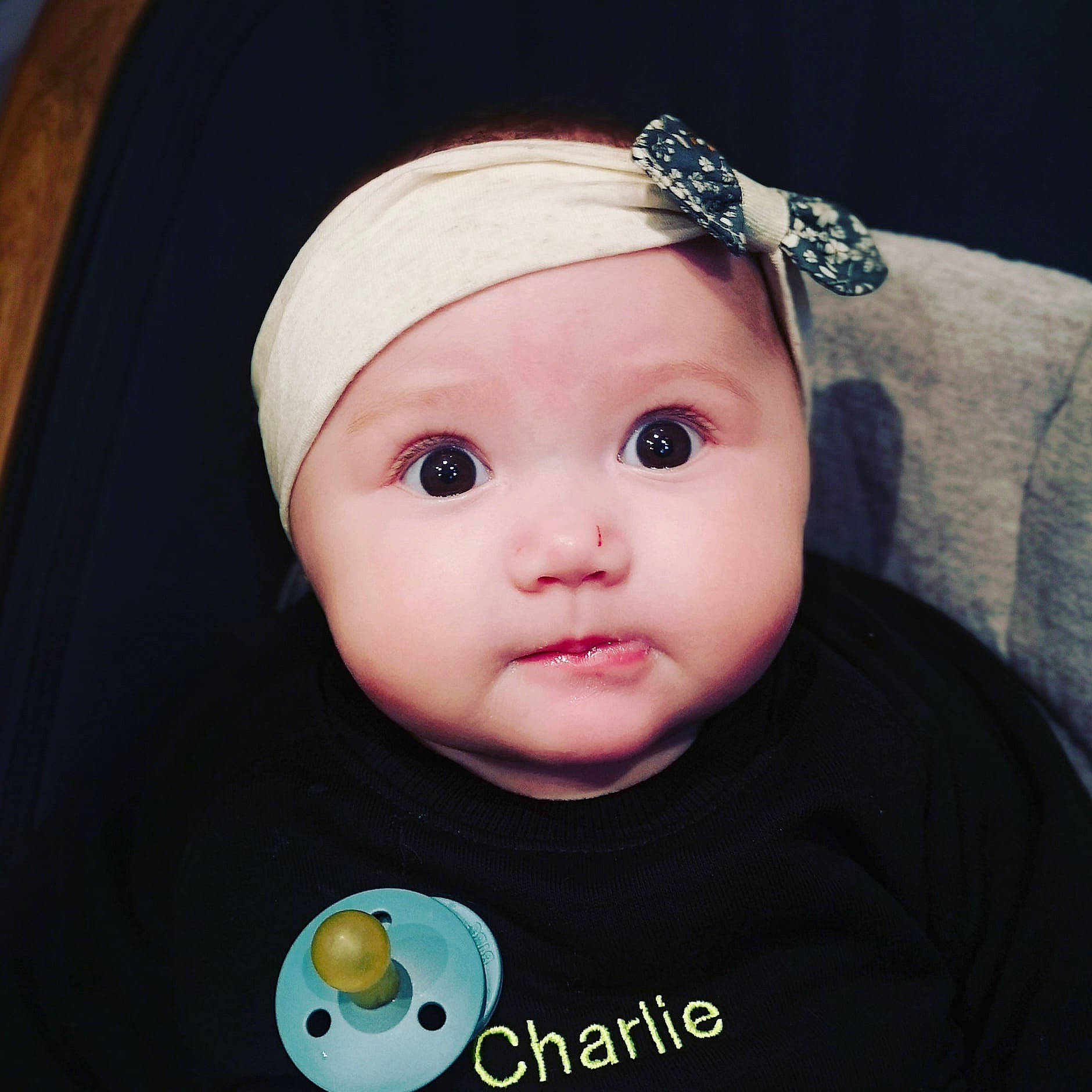 Charlie participe au concours pour gagner de l'argent avec cette photo : baby, baby_toddler_clothing, cap, cheek, child, cool, costume_hat, eye, eyelash, flash_photography, hair_accessory, happy, headwear, iris, lip, outerwear, person, product, skin, sleeve